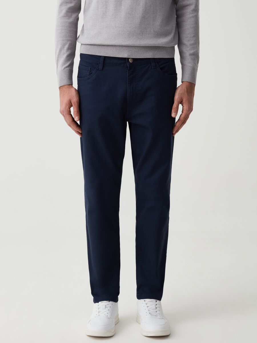 Relaxed-fit trousers with five pockets_1