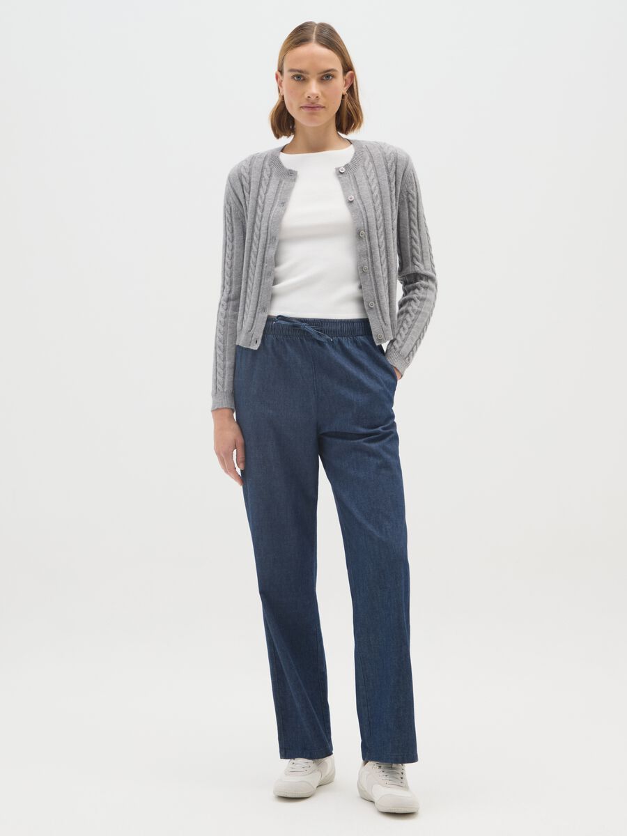 Grey Knitted Cardigan_1