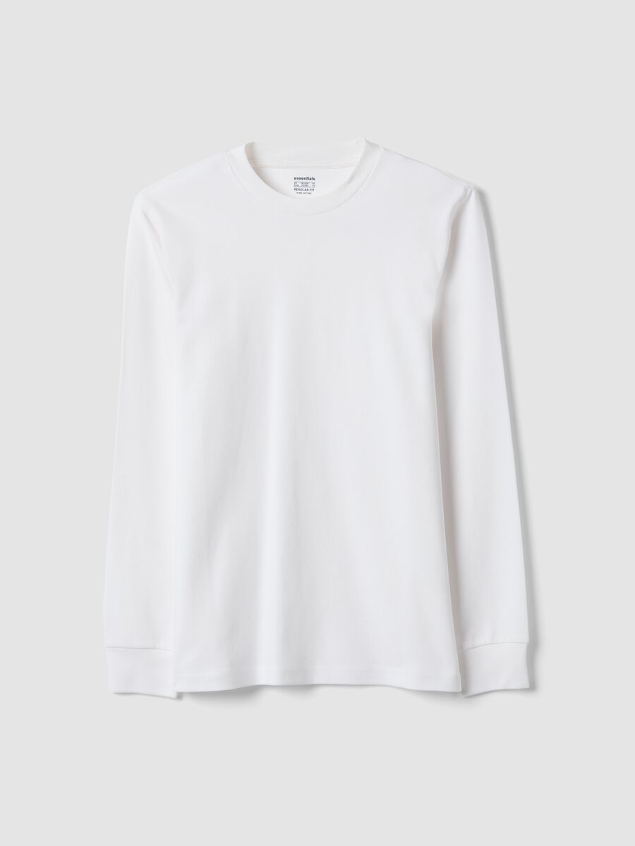 &Lambda;&epsilon;&upsilon;&kappa;ό T-shirt &alpha;&pi;ό 100% &beta;&alpha;&mu;&beta;ά&kappa;&iota; &mu;&epsilon; &sigma;&tau;&rho;&omicron;&gamma;&gamma;&upsilon;&lambda;ή &lambda;&alpha;&iota;&mu;ό&kappa;&omicron;&psi;&eta; &kappa;&alpha;&iota; &mu;&alpha;&kappa;&rho;&iota;ά &mu;&alpha;&nu;ί&kappa;&iota;&alpha;, &kappa;&alpha;&nu;&omicron;&nu;&iota;&kappa;ή &epsilon;&phi;&alpha;&rho;&mu;&omicron;&gamma;ή_0