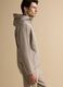 Beige hooded jacket in stretch fabric, regular fit_3