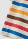Beige striped organic cotton T-shirt_3