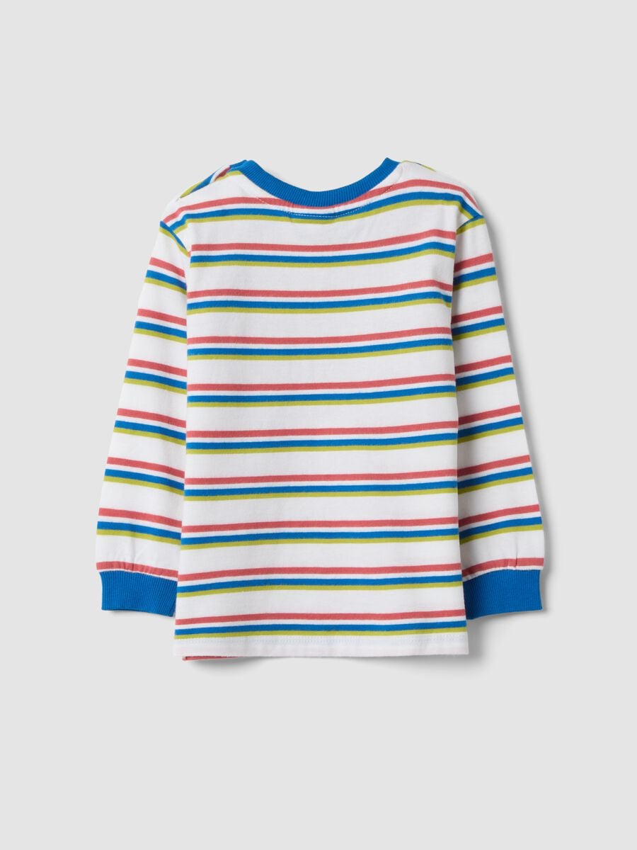 T-shirt bianca girocollo in puro cotone organico_1