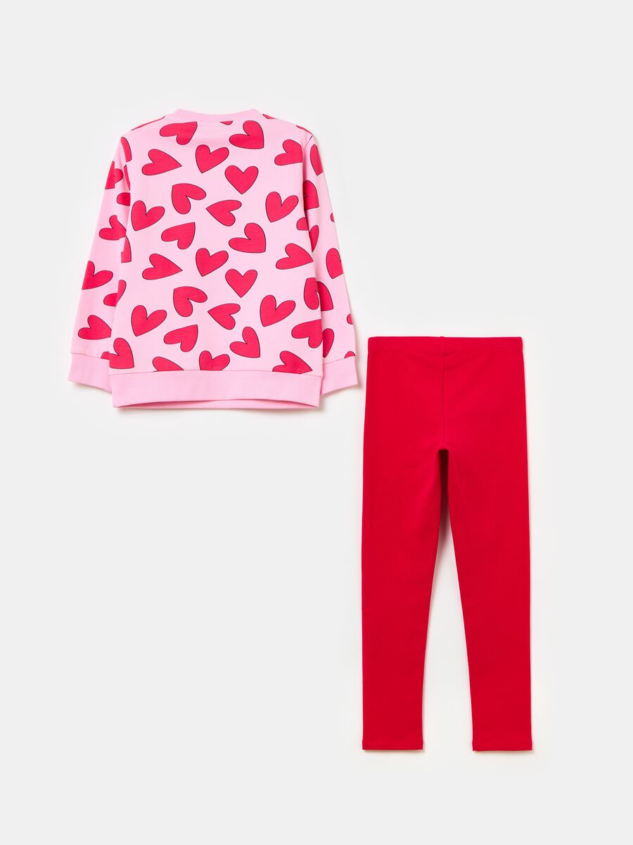 Jogging set with Minnie and Mickey Mouse print_1