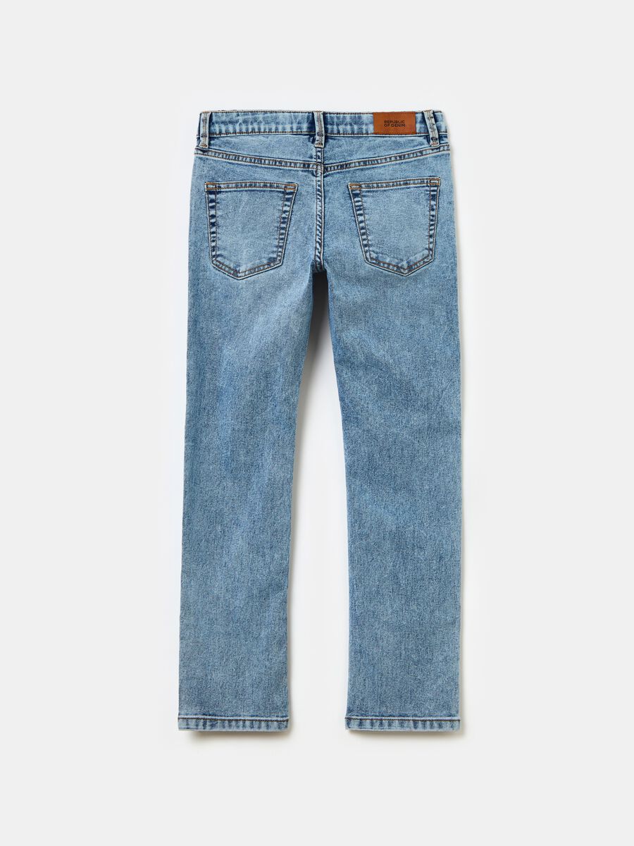 Regular-fit acid-wash jeans_1