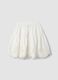 White pure cotton broderie anglaise skirt_0