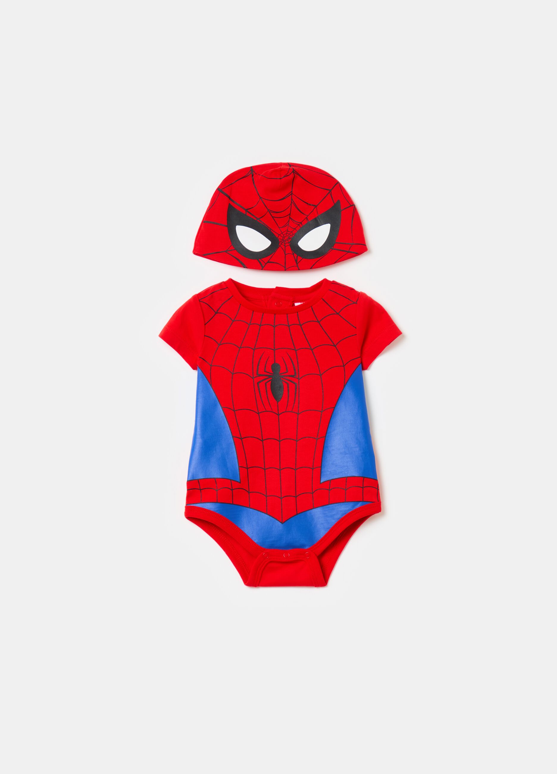 Conjunto body y gorro Spider-Man