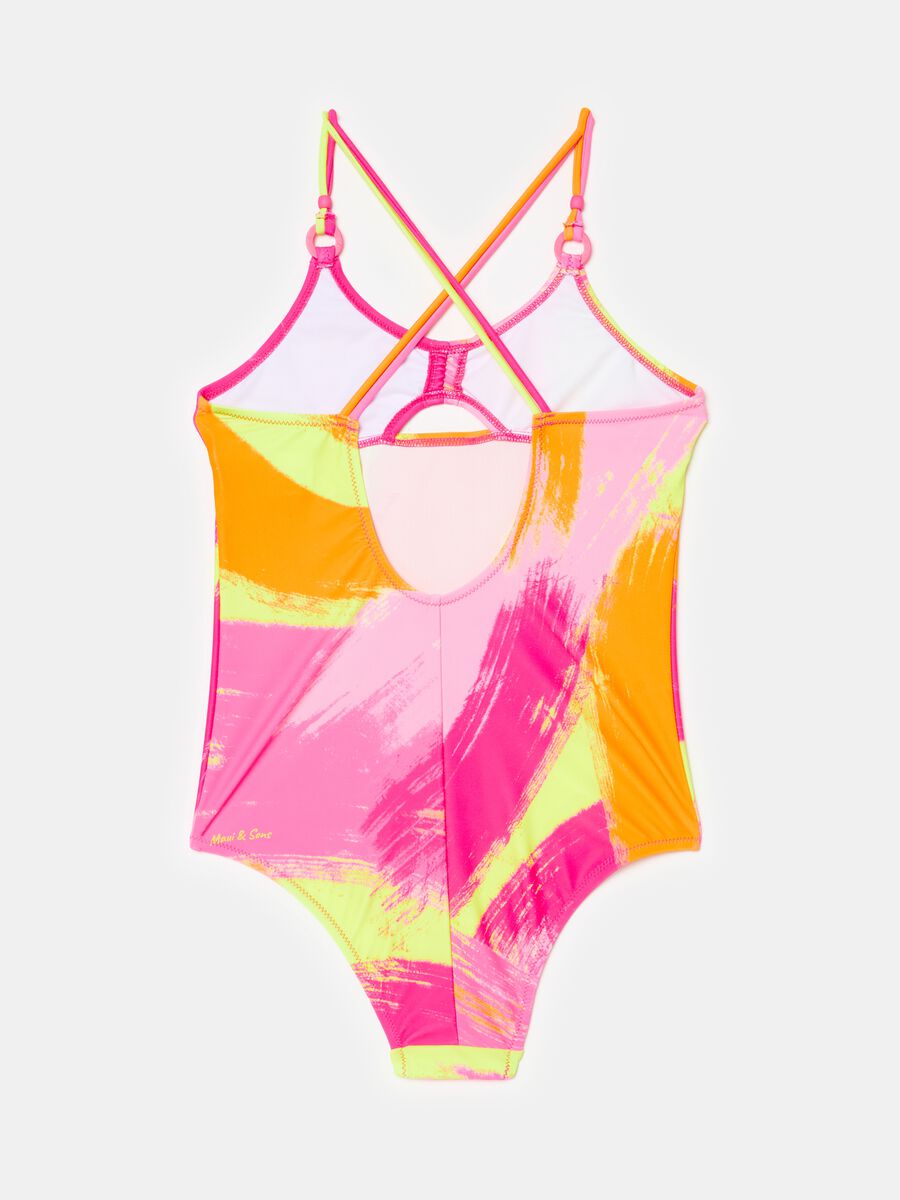 One-piece swimsuit with print_1