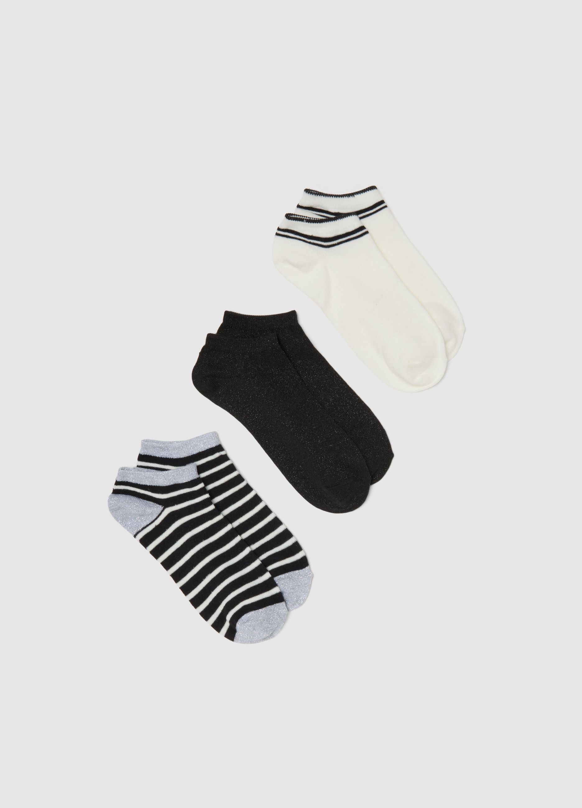 Organic Cotton Blend Multicolour Socks Tripack