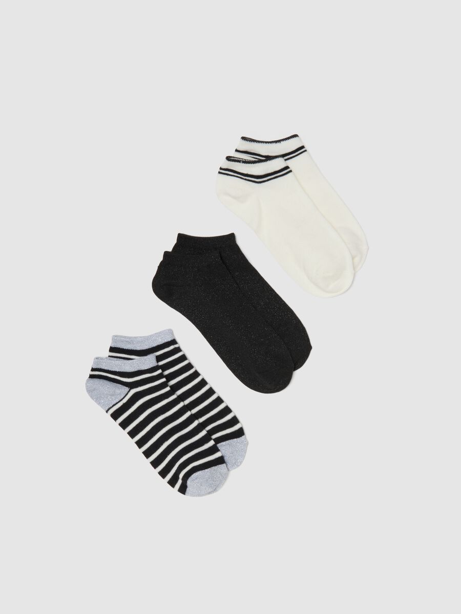 Organic Cotton Blend Multicolour Socks Tripack_0