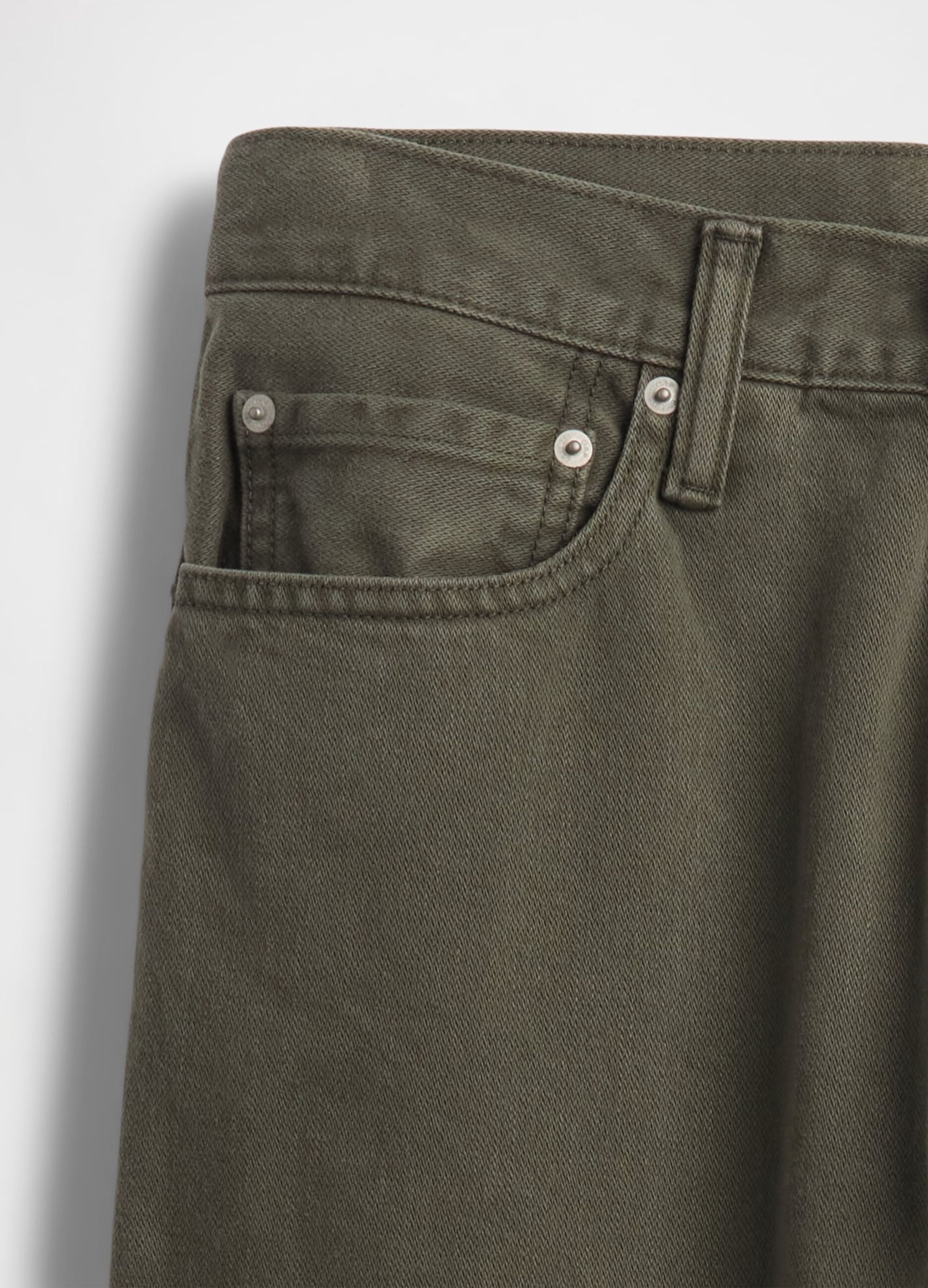 Gr&uuml;ne Baumwollhose