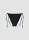 Schwarzes, elastisches Bikinih&ouml;schen mit glitzernden Details_4