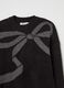 Pullover with jacquard bow in lurex_5