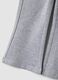 Girls&rsquo; grey flared leggings in organic cotton and stretch viscose_3