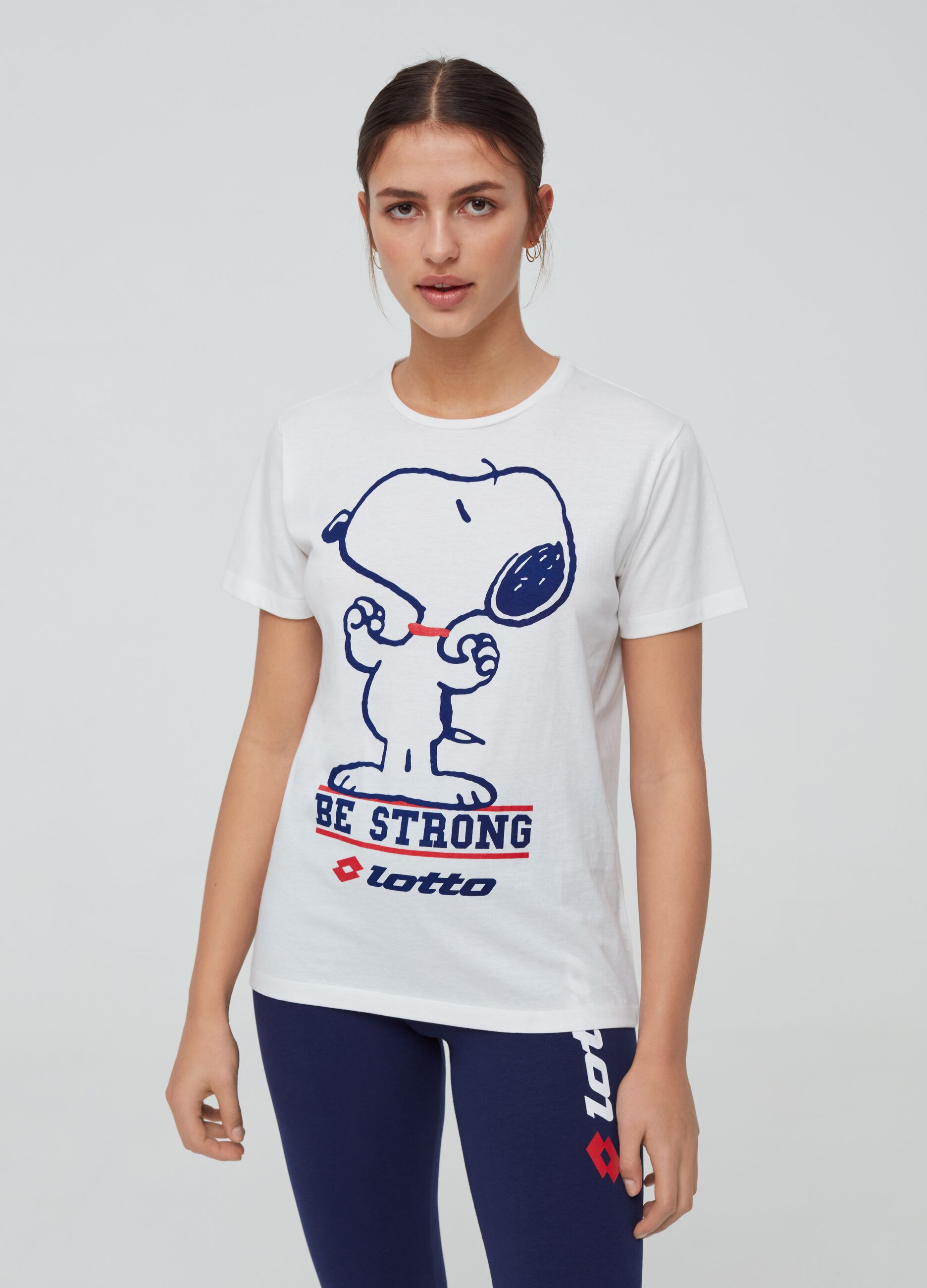Camiseta con estampado Lotto Peanuts Snoopy