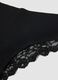 Black stretch microfibre briefs with lace_2