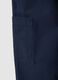 Blue pure cotton cargo trousers for kids regular fit_3