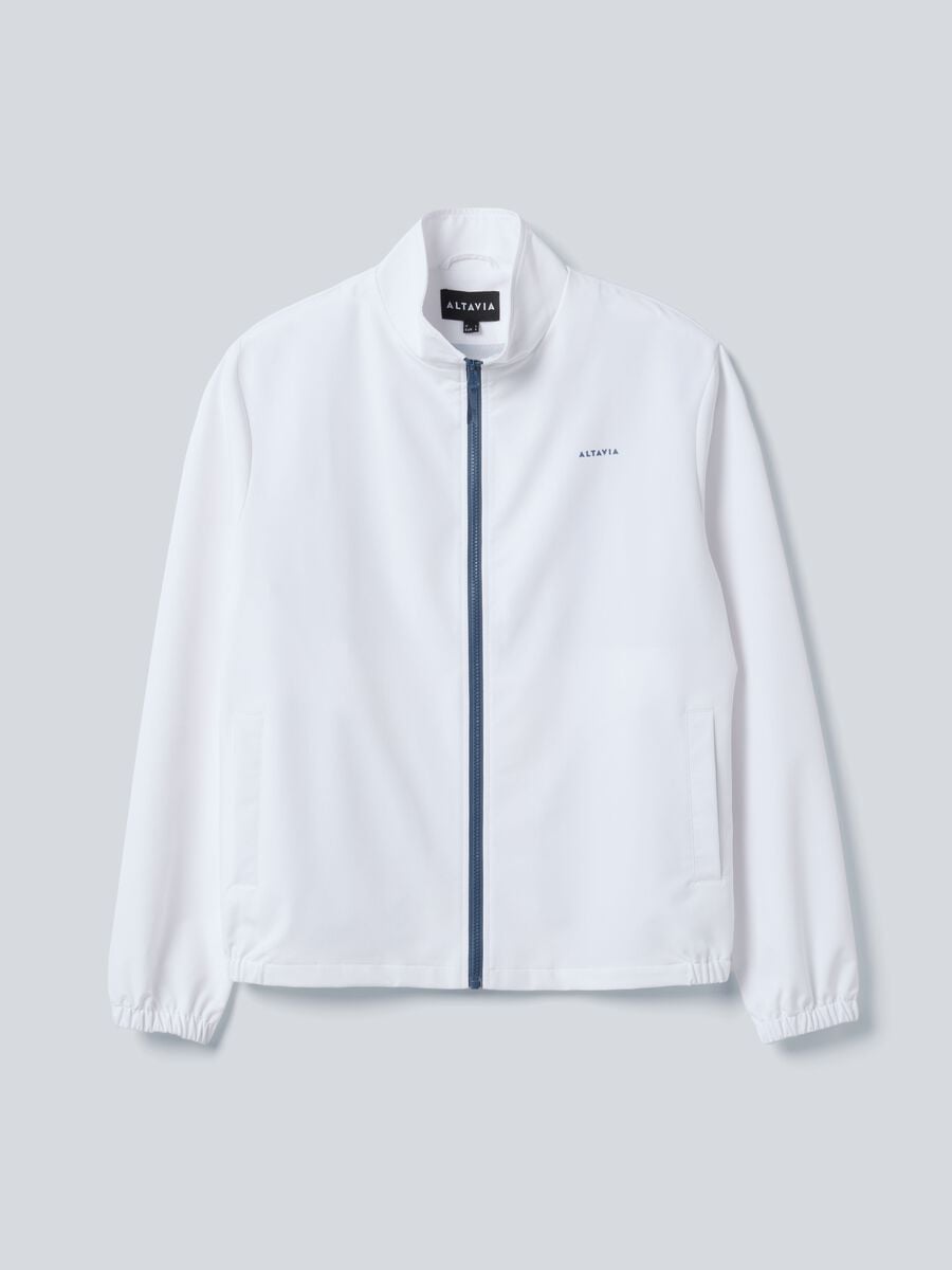 White ALTAVIA COURT sports jacket in stretch fabric_4