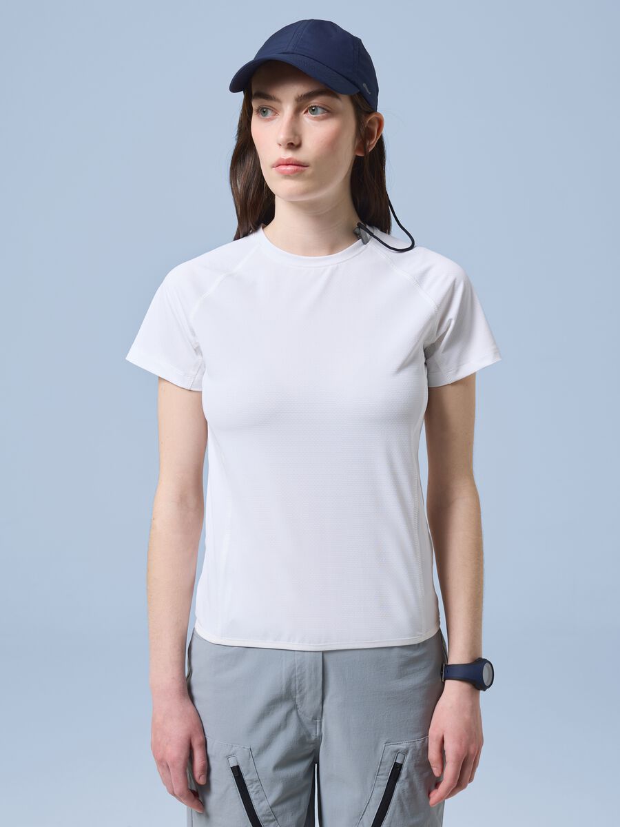 Wei&szlig;es technisches Stretch-T-Shirt ALTAVIA SAILING_0