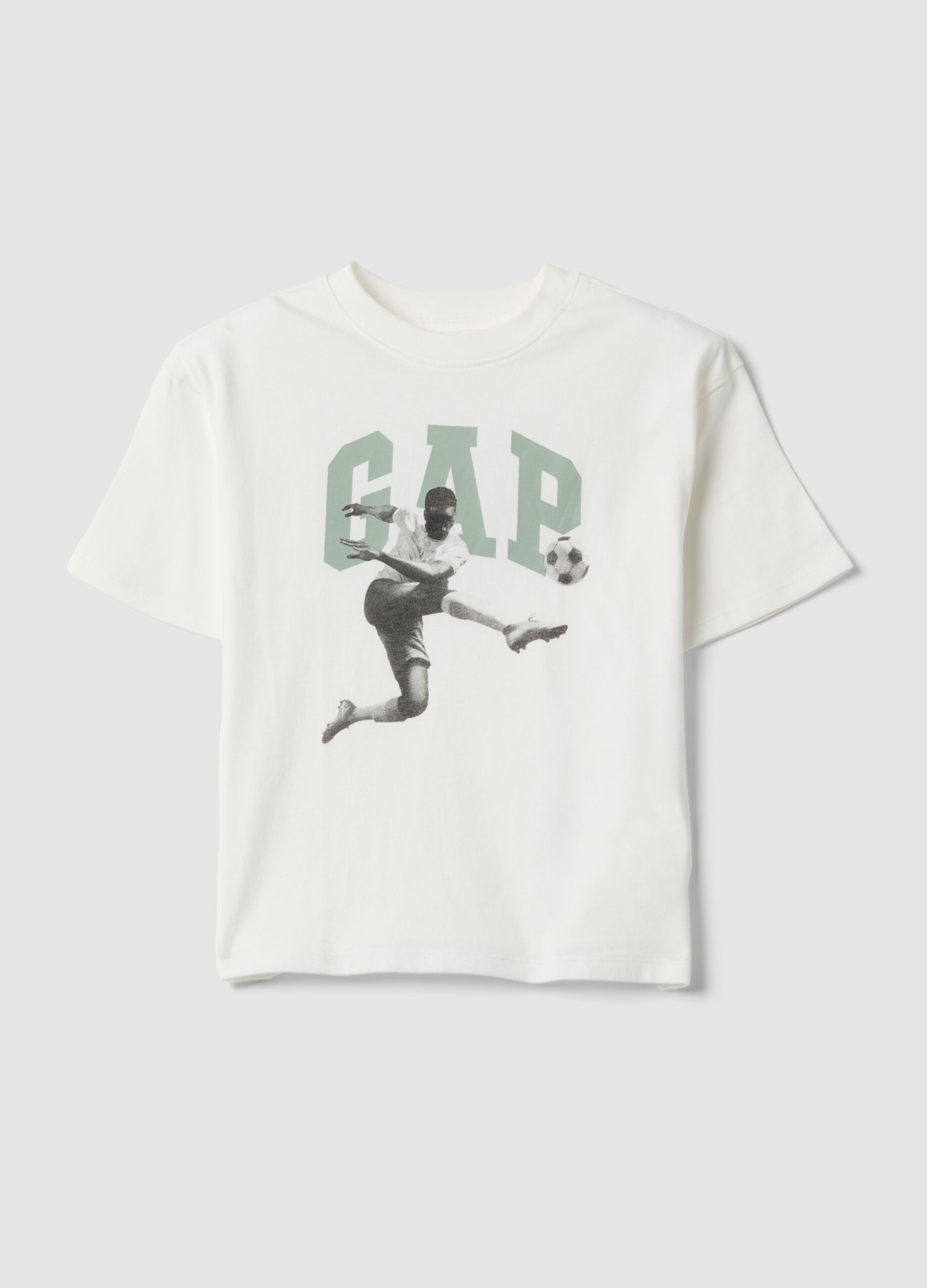 GAP logo pure cotton T-shirt