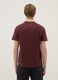Red pure cotton regular fit T-shirt_2