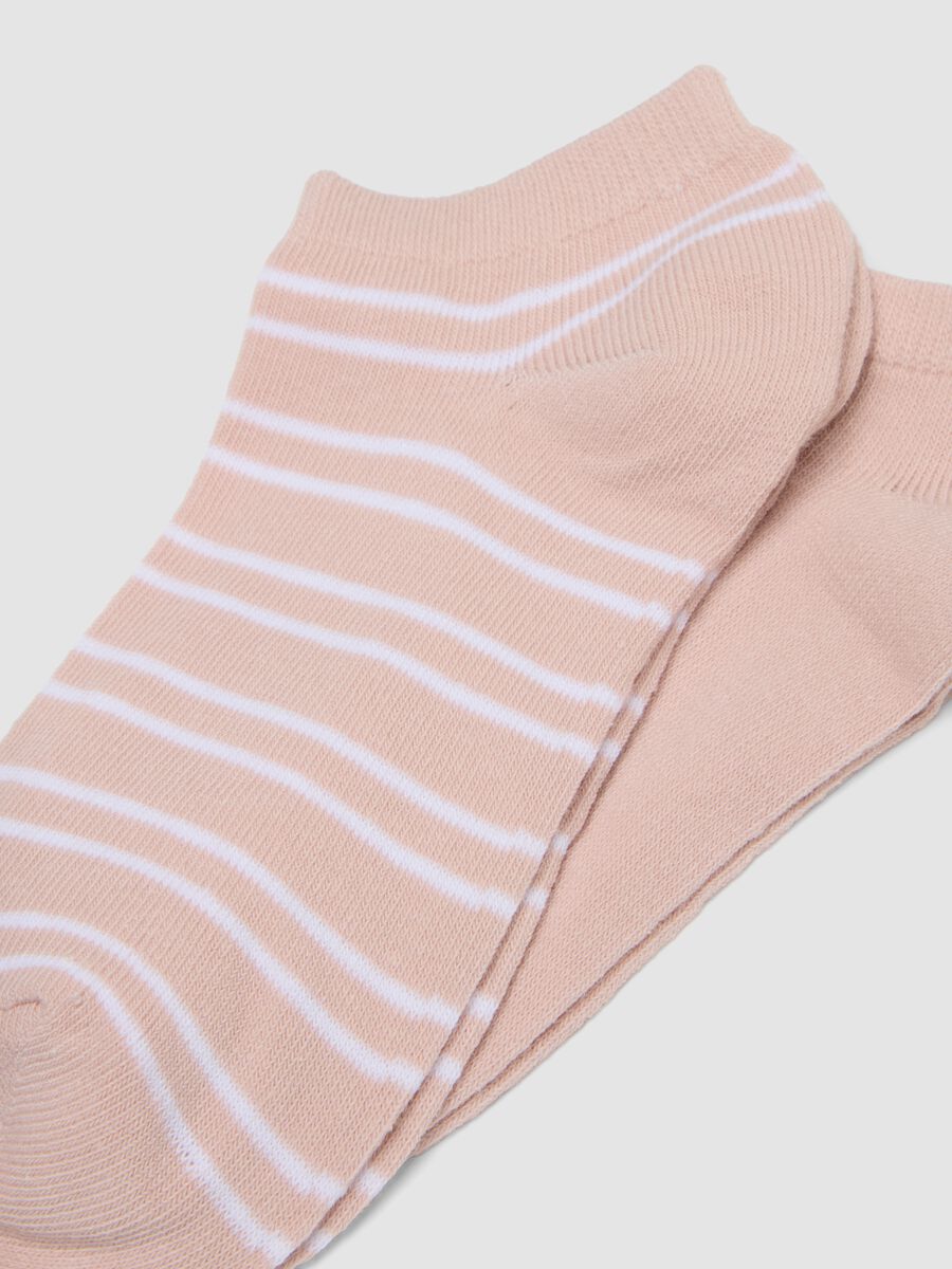 Pack of five pink organic cotton socks_2