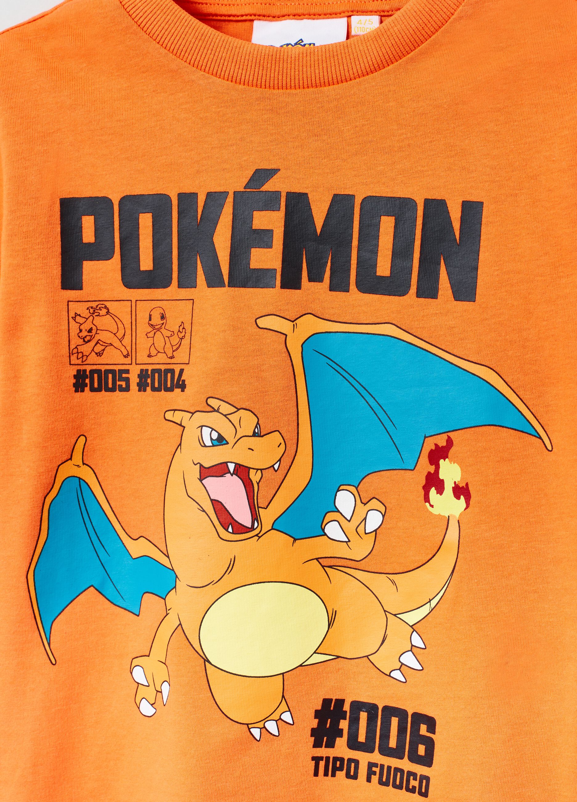 T-shirt con stampa Pokémon Charizard