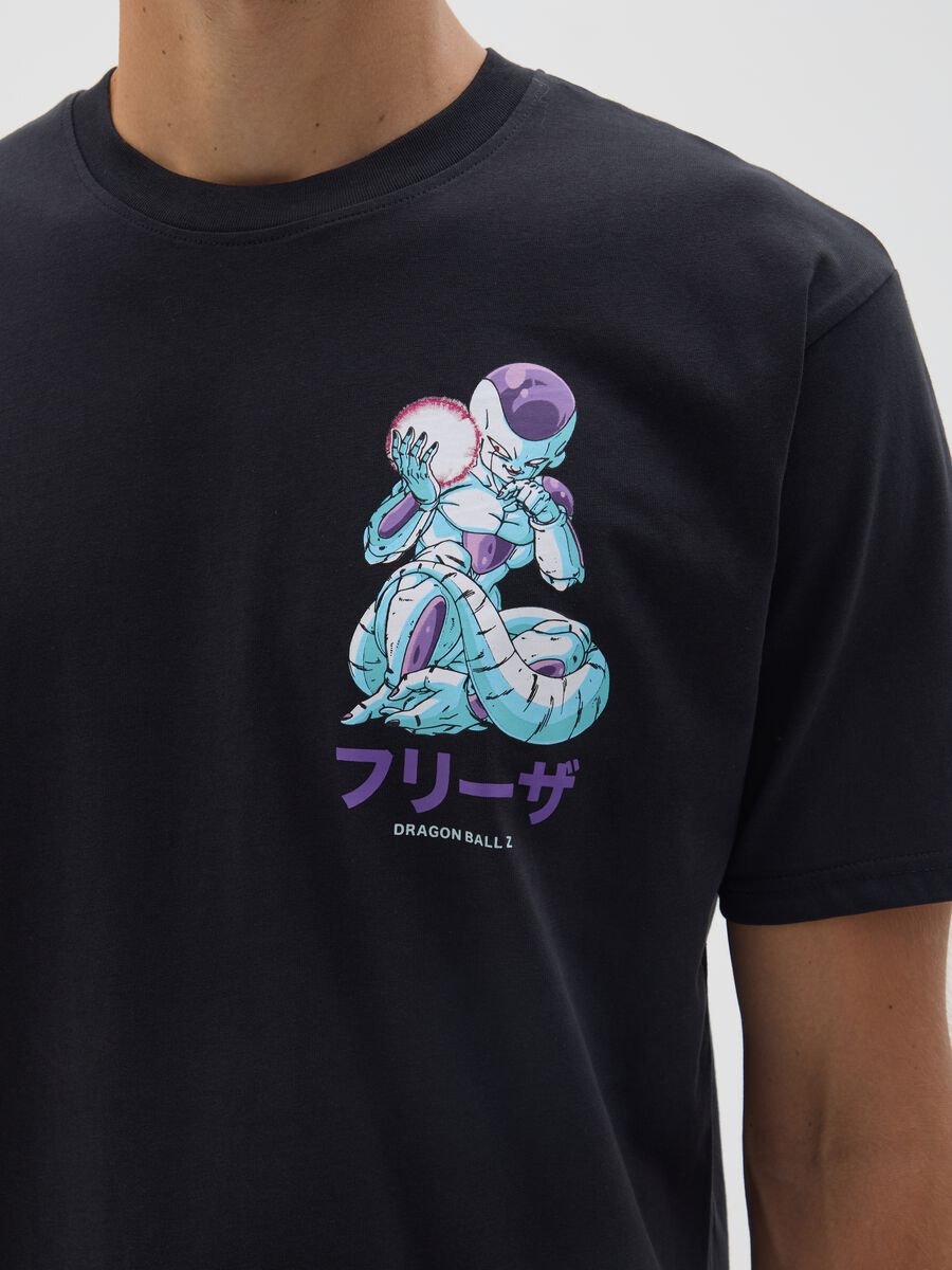 Black pure cotton T-shirt in relaxed fit_3