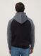 Black cotton-blend hoodie with PlayStation print_3