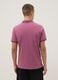 Purple stretch cotton polo shirt, regular fit_3