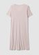 Pink pure viscose V-neck nightdress_6