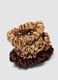 SINCERELY HAIR Small satin scrunchies 6-piece set mocha_1
