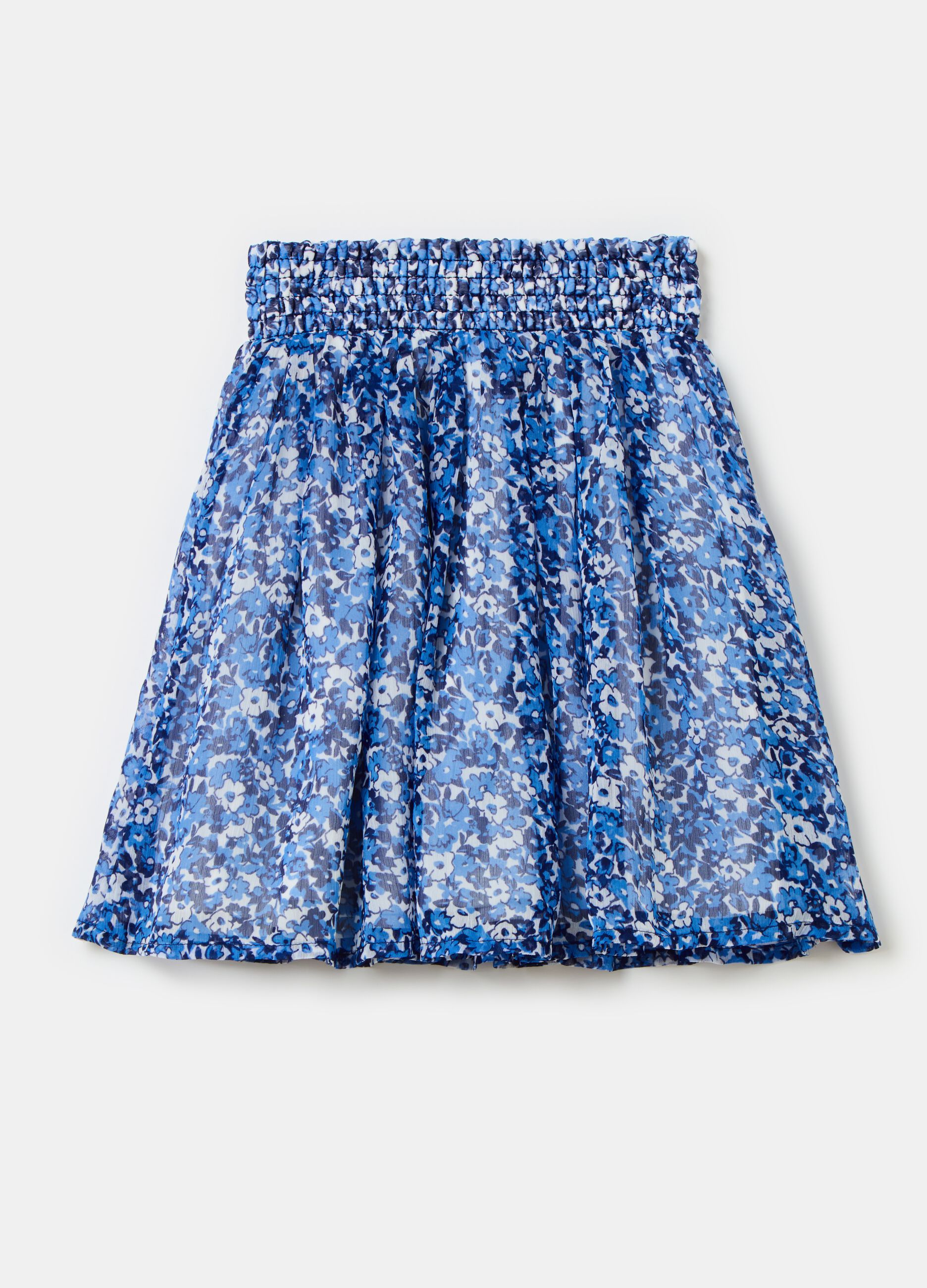 Skirt with floral pattern