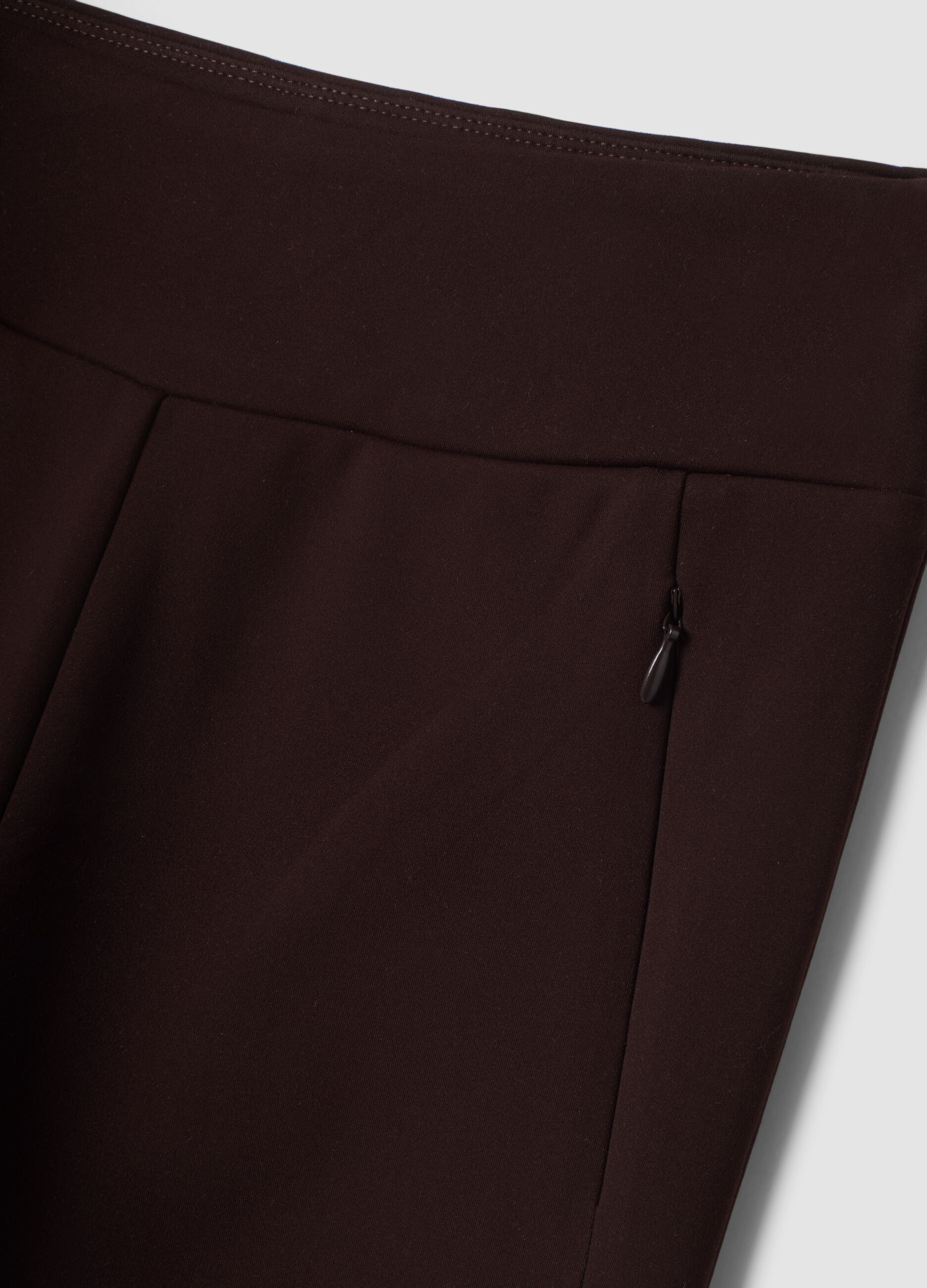 Brown flared stretch trousers ALTAVIA STUDIO