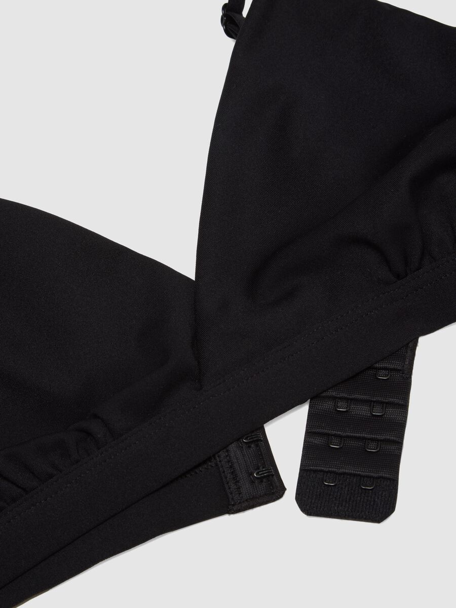 Black Triangle Bra Without Padding_5