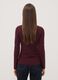 Purple stretch viscose slim-fit crew-neck T-shirt_3