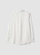 White stretch-fabric shirt with classic collar, regular fit_2