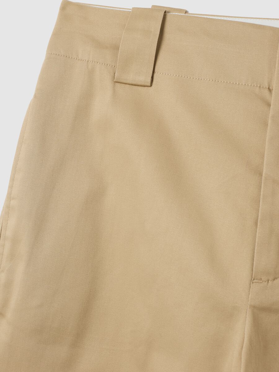 Beige cotton trousers regular fit_5