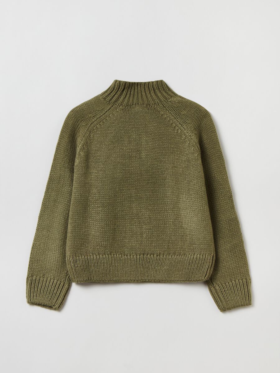 Pullover with high neck_4