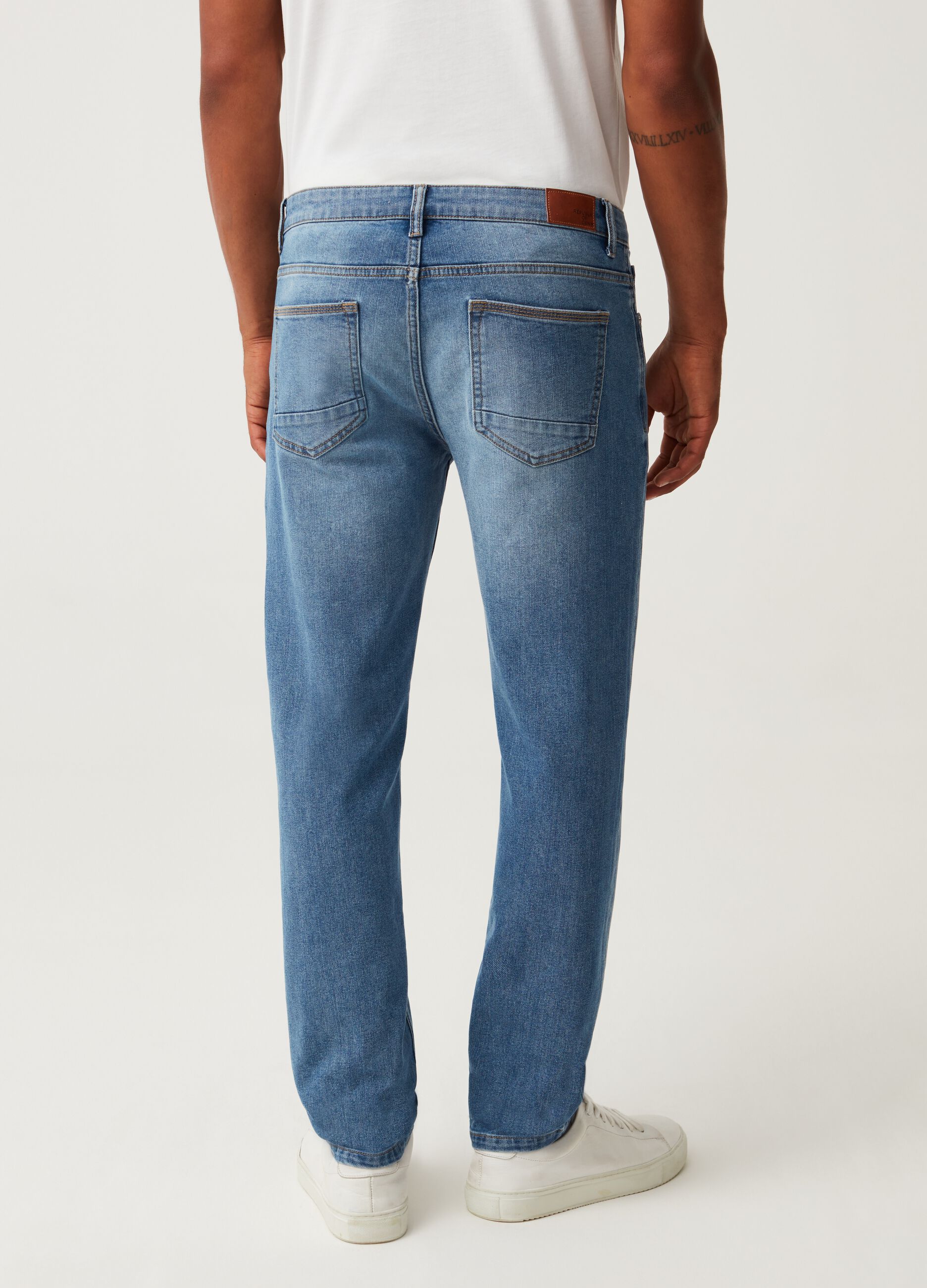Skinny-fit stretch jeans
