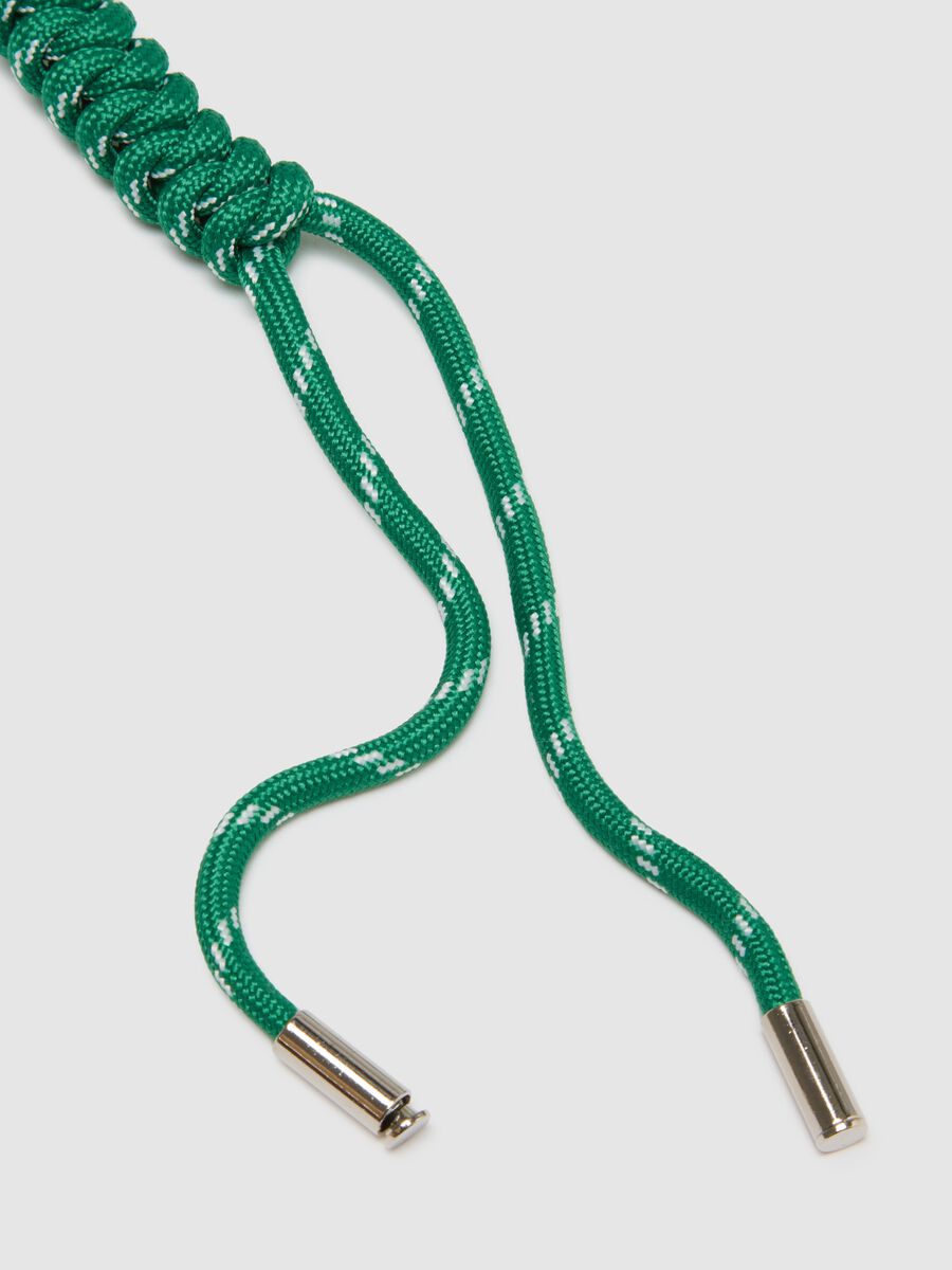 Llavero verde en forma de coraz&oacute;n con raqueta de tenis_2