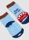 2-pack of non-slip organic stretch cotton socks with Cars print_1