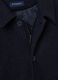 Shacket blu navy imbottita in misto lana e viscosa_1