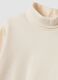 Light beige organic cotton turtleneck top_2