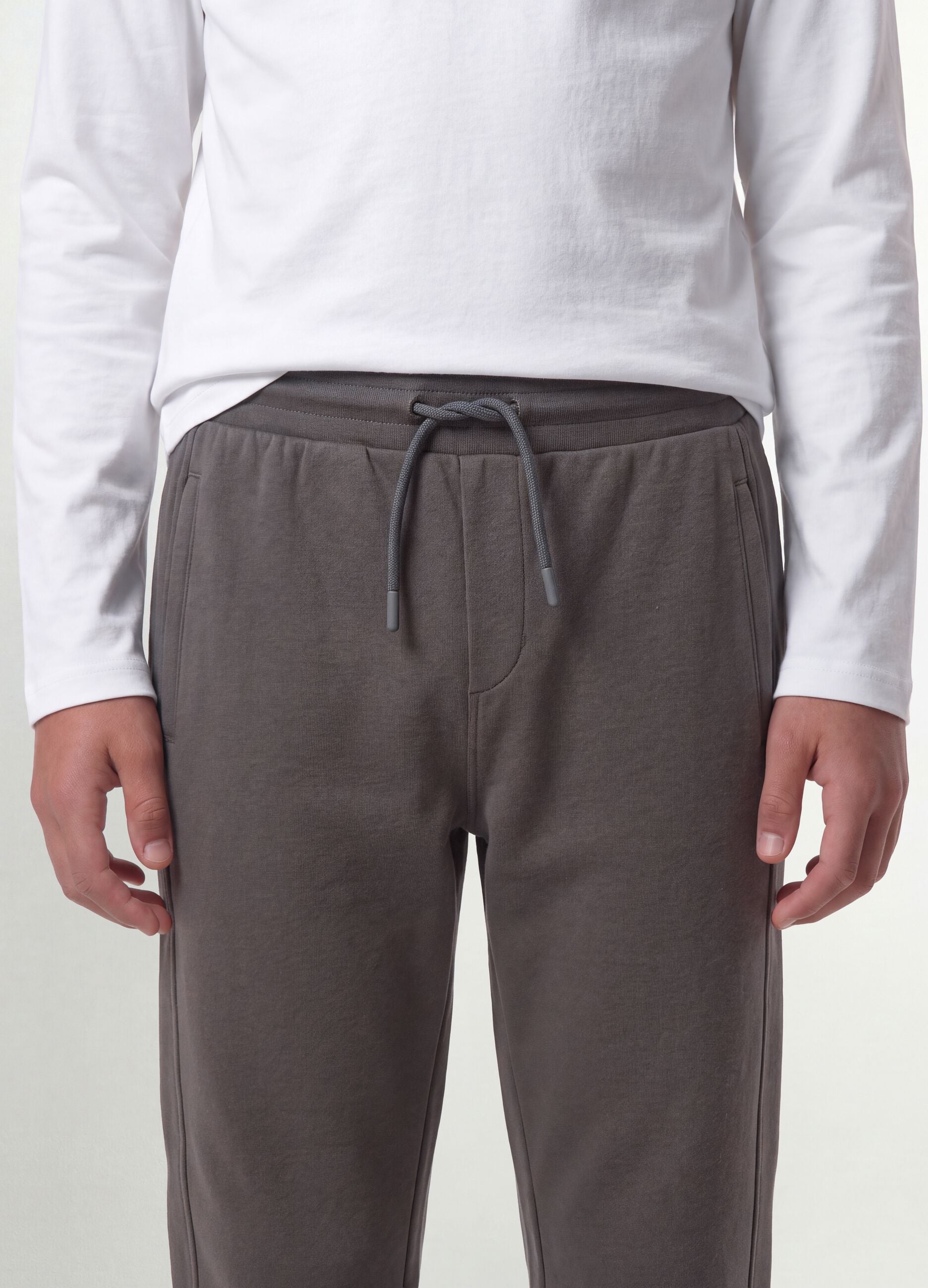 Graue Jogginghose aus Bio-Baumwolle
