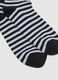 Multicolour Christmas Stockings with Stripes and Santa Claus in Cotton Blend_1