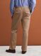 Brown stretch-cotton chino trousers, straight fit_2