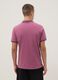 Purple stretch cotton polo shirt, regular fit_2