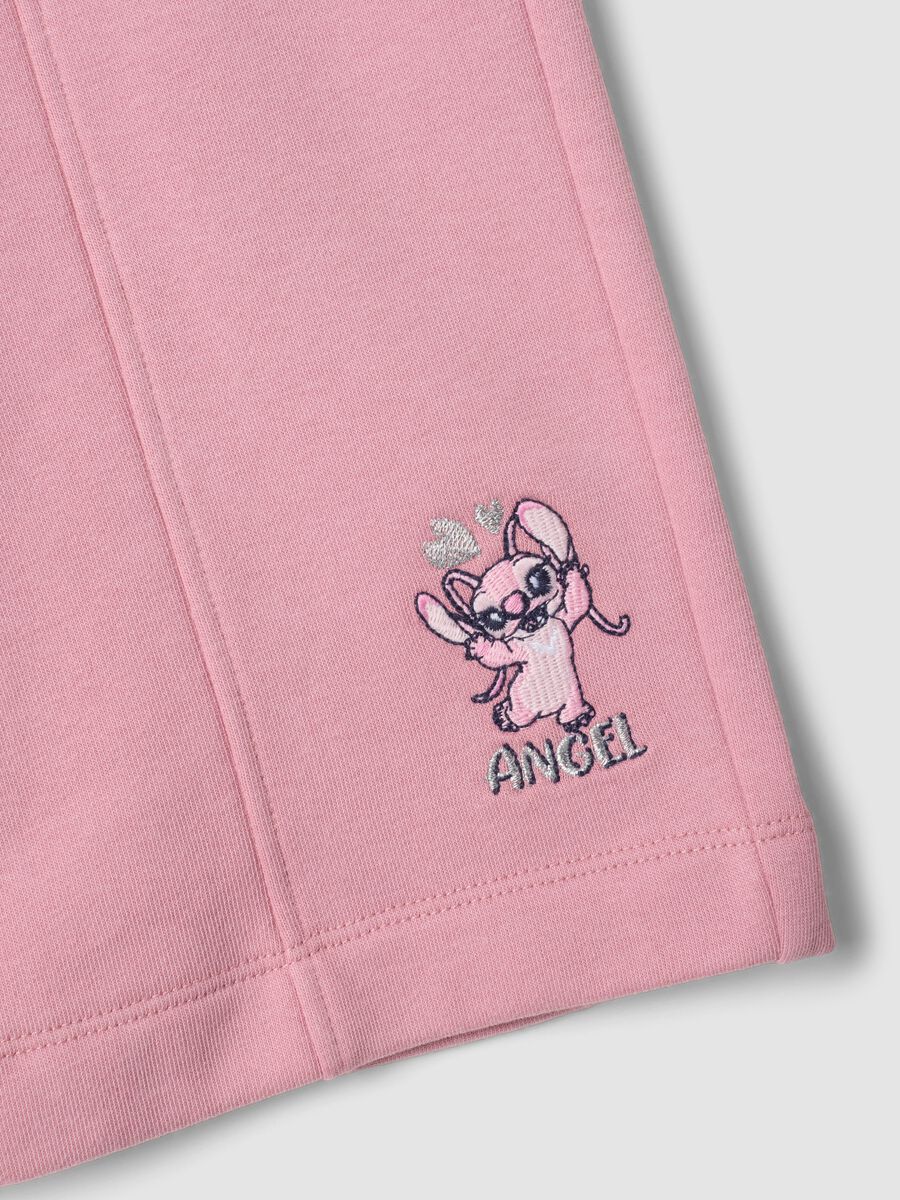 Rosa Cargo-Hose aus Baumwollmischung im Lilo & Stitch Design_2