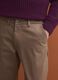 Brown regular-fit stretch cotton twill chino trousers_3