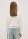 White crew-neck jumper in stretch wool blend_2